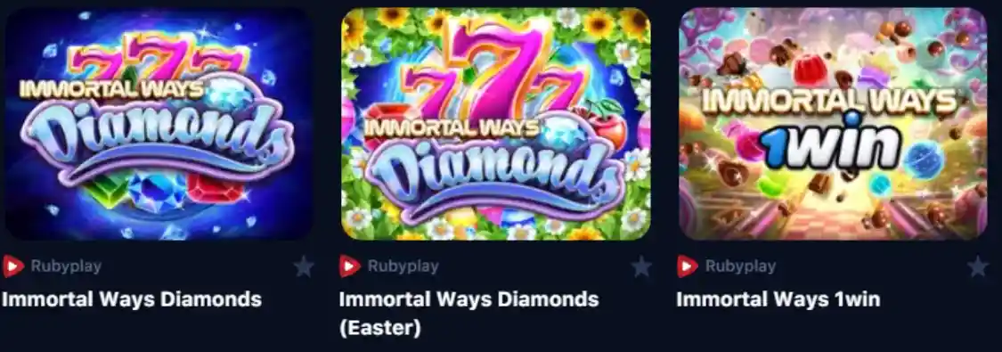 Immortal Ways Diamonds Слот от RubyPlay: Подробный Обзор 🎰