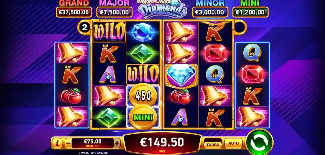 🎰Immortal Ways Diamonds Demo: Slotu Pulsuz Oynayın