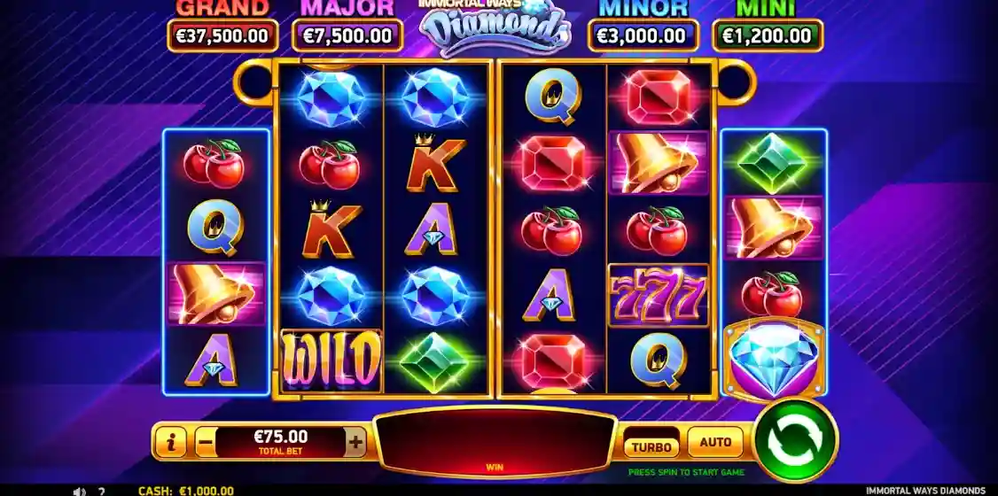 Immortal Ways Diamonds Slot by RubyPlay: Detailed Review 🎰