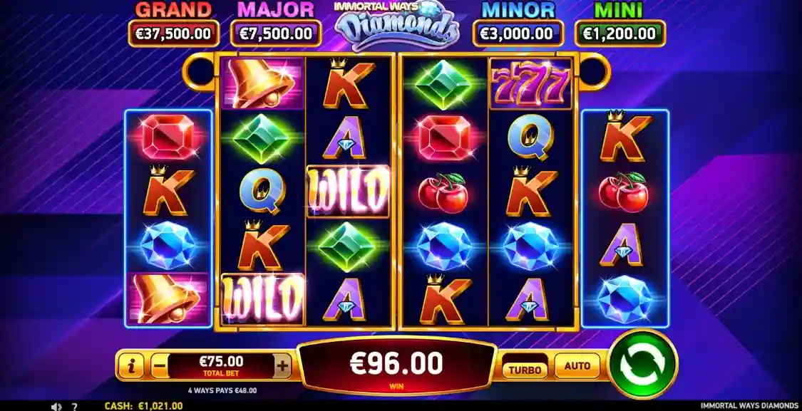 🎰Immortal Ways Diamonds Demo: Play Slot for Free