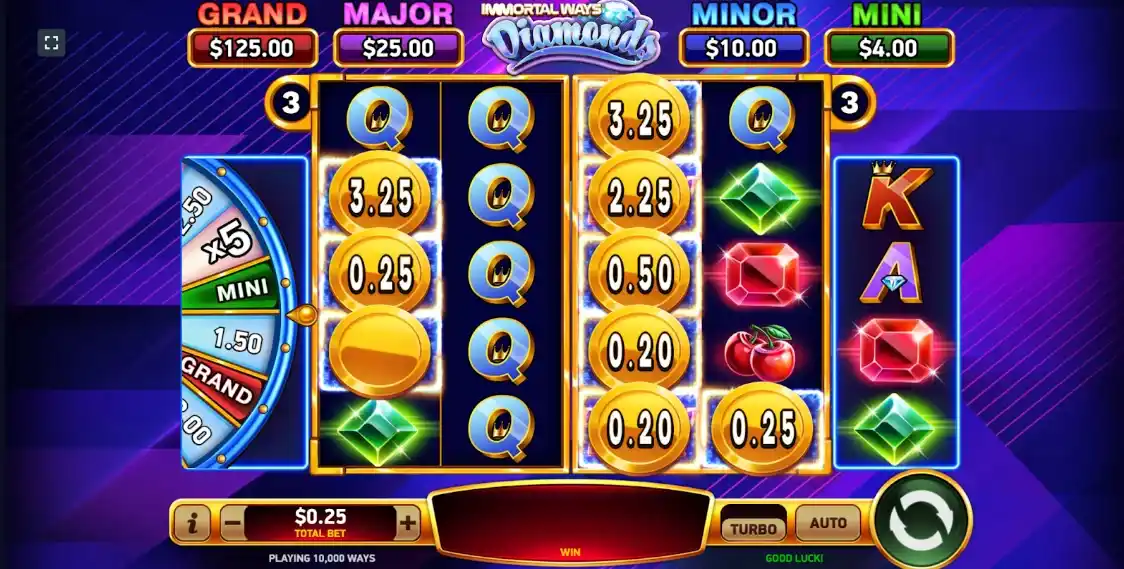 Immortal Ways Diamonds Slot by RubyPlay: Detailed Review 🎰